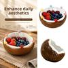 Decoration Coconut Fruit Serving Plate Snack Plate Fruit Storage Tray  Household Use