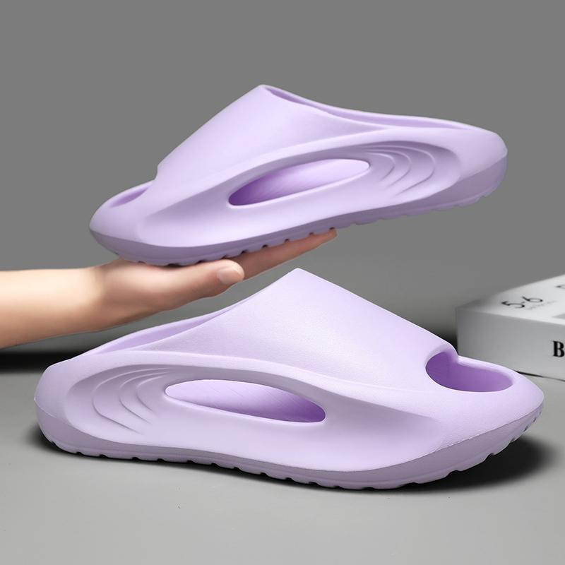 FashionMen Slippers 2024 New Slides Summer Sandals Men Outside Women Fashion Casual Beach Lover Breathable Shoes Men Home Slippers