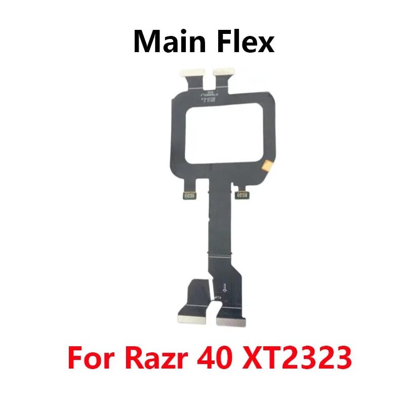 For Motorola Moto Razr 40 Ultra LCD Screen Motherboard Touch Display Main Board Flex Cable Parts
