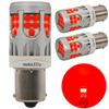 2 Pcs P21W LED Bulb BA15S 10-50V Error-free Red 2800lm Off-Road