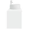 Bathroom Furniture Set 2 pcs White Particle Board