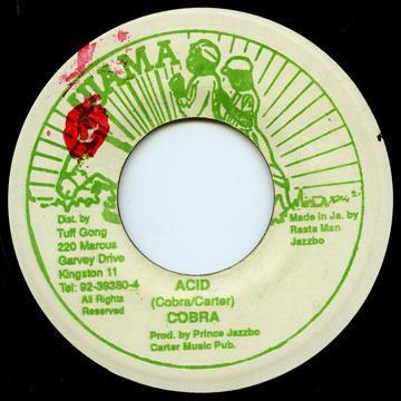 7-дюймовая пластинка MAD COBRA - Acid NONE Ujama Ямайский регги, ска и даб б/у