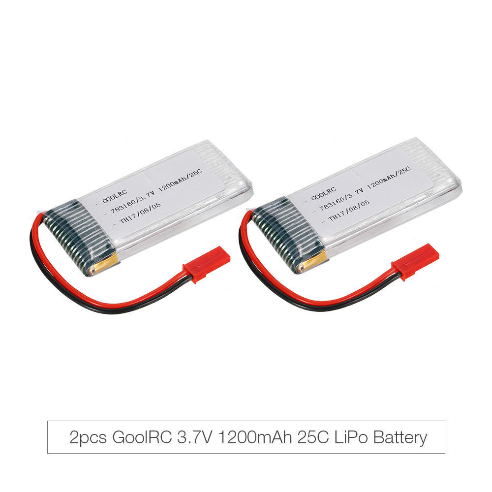 2 шт. GoolRC 3,7 В 1200 мАч 25C JST Plug LiPo аккумулятор для Walkera WKLIPO-5 #10 5G4Q3 SYMA S006