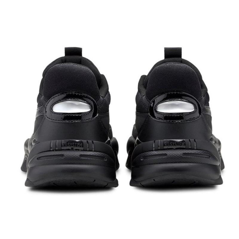 Puma RS-2K Core Унисекс Сетчатая ткань Синтетическая кожа Минималистичный Однотонный Средняя высота Стиль Повседневная обувь Черный 375367-02