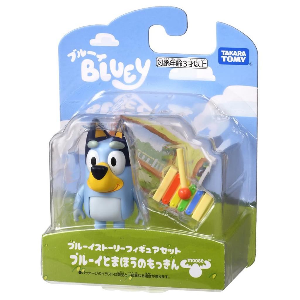 Takara Tomy Bluey Bluey Набор фигурок по сюжету Блуи и волшебный Моккин