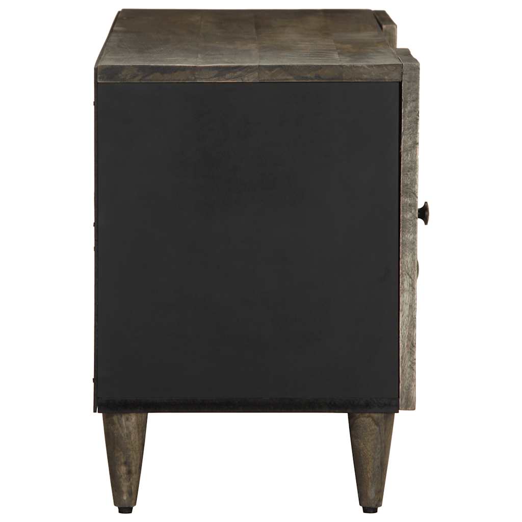 Szafka Rtv Jasnoszara 105X33,5X46 Cm Drewno Lite Mango