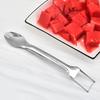 Watermelon Slicer Easy To Clean Convenient Watermelon Cutting Tool Double-ended Design Slicer with Fork for Home