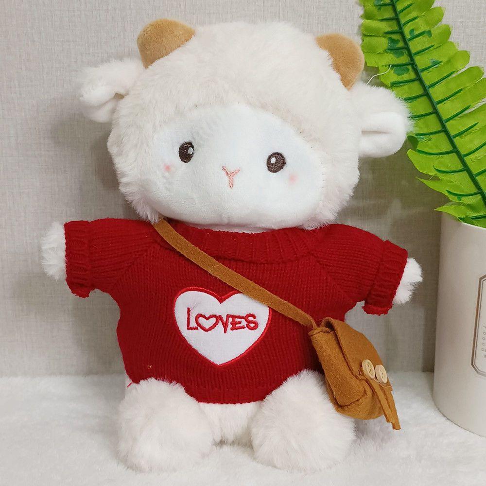 Интернет-звезда Поки Ягненок Плюшевая игрушка: Милая кукла Овечка Белль в наряде - Идеальный подарок для девочек