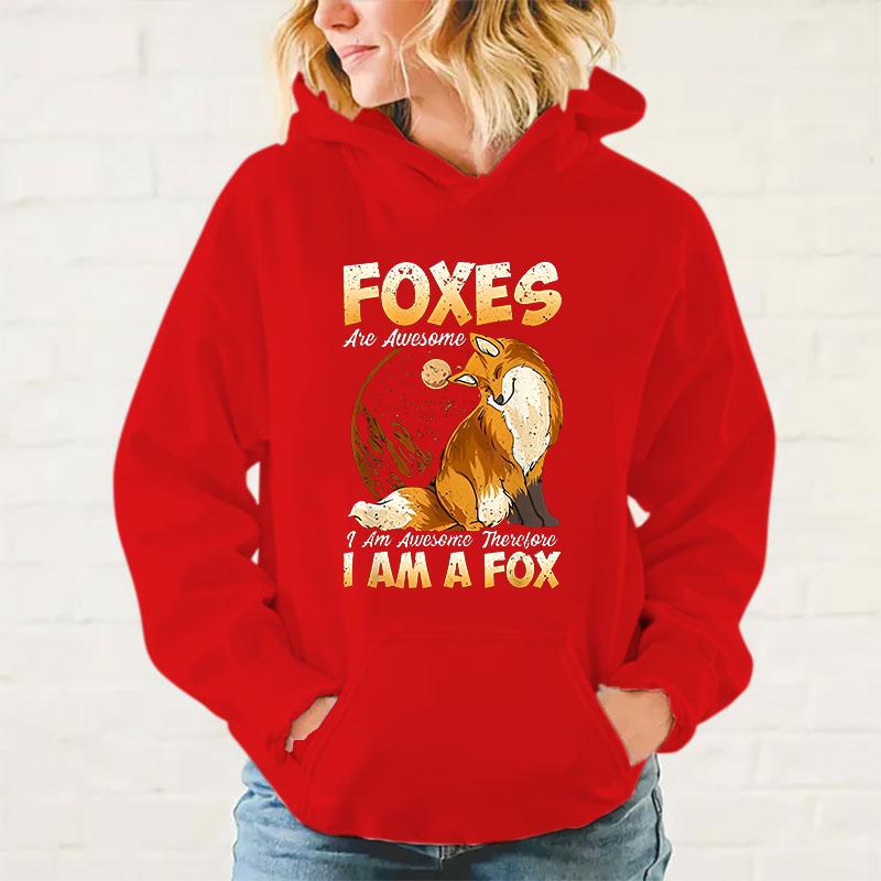 Новая Мода Толстовка с Принтом Лисы Женская Мужская Осень Зима Теплая Толстовка Хип-Хоп Харадзюку Уличная Одежда С Длинным Рукавом Пуловер