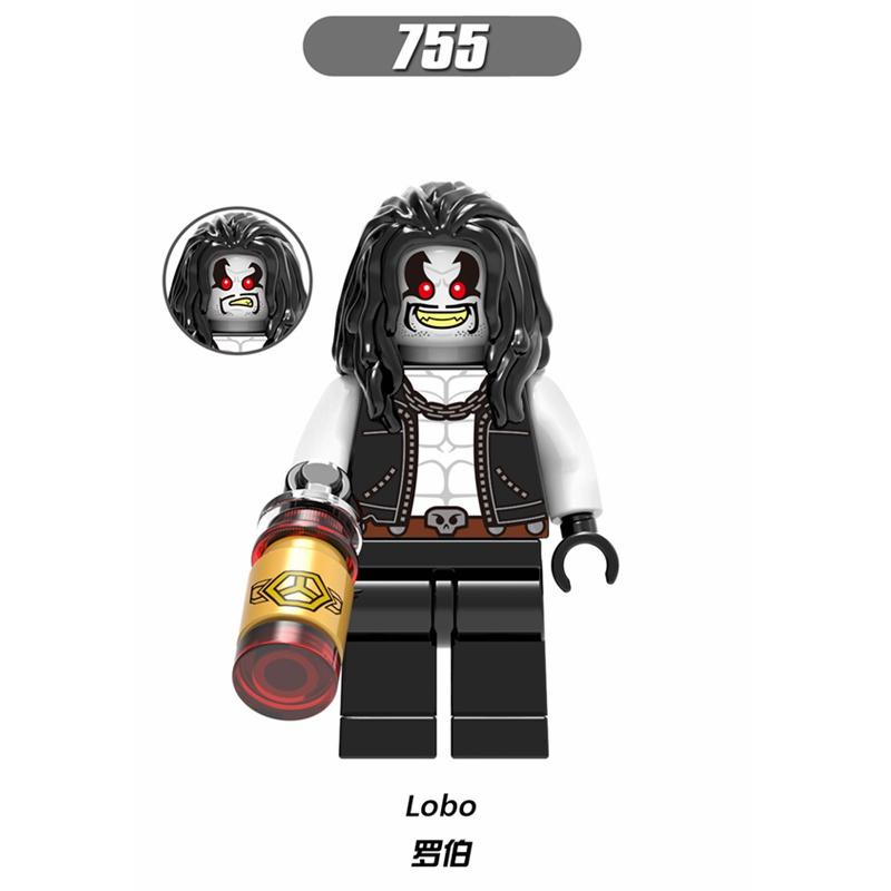 Минифигурки DC Super Heroes Бэтмен Супермен Аквамен Чудо-Женщина Лига Справедливости Строительные Блоки Игрушки