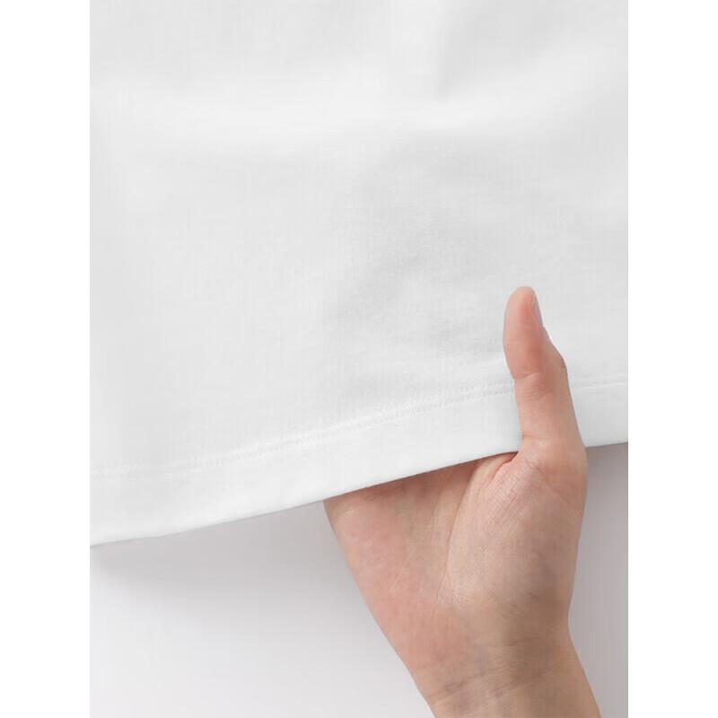 MUJI Футболка с коротким рукавом и круглым вырезом, ткань Tenjiku