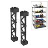 Детские игрушки MOC Кубики Город Военный ww2 Аксессуар Поезд Грузовик Машина Опора 2x2x10 Запасные части Совместимая Колонна 58827 95347