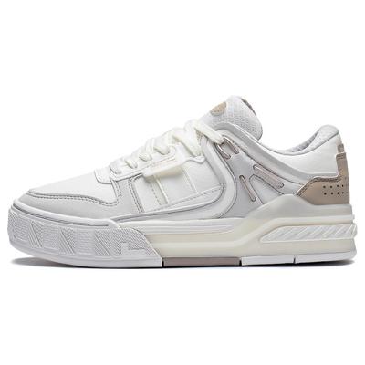 Удобные низкие кроссовки для скейтбординга Morning Glow Reflective, женские, белые, серые, AGCS354-1