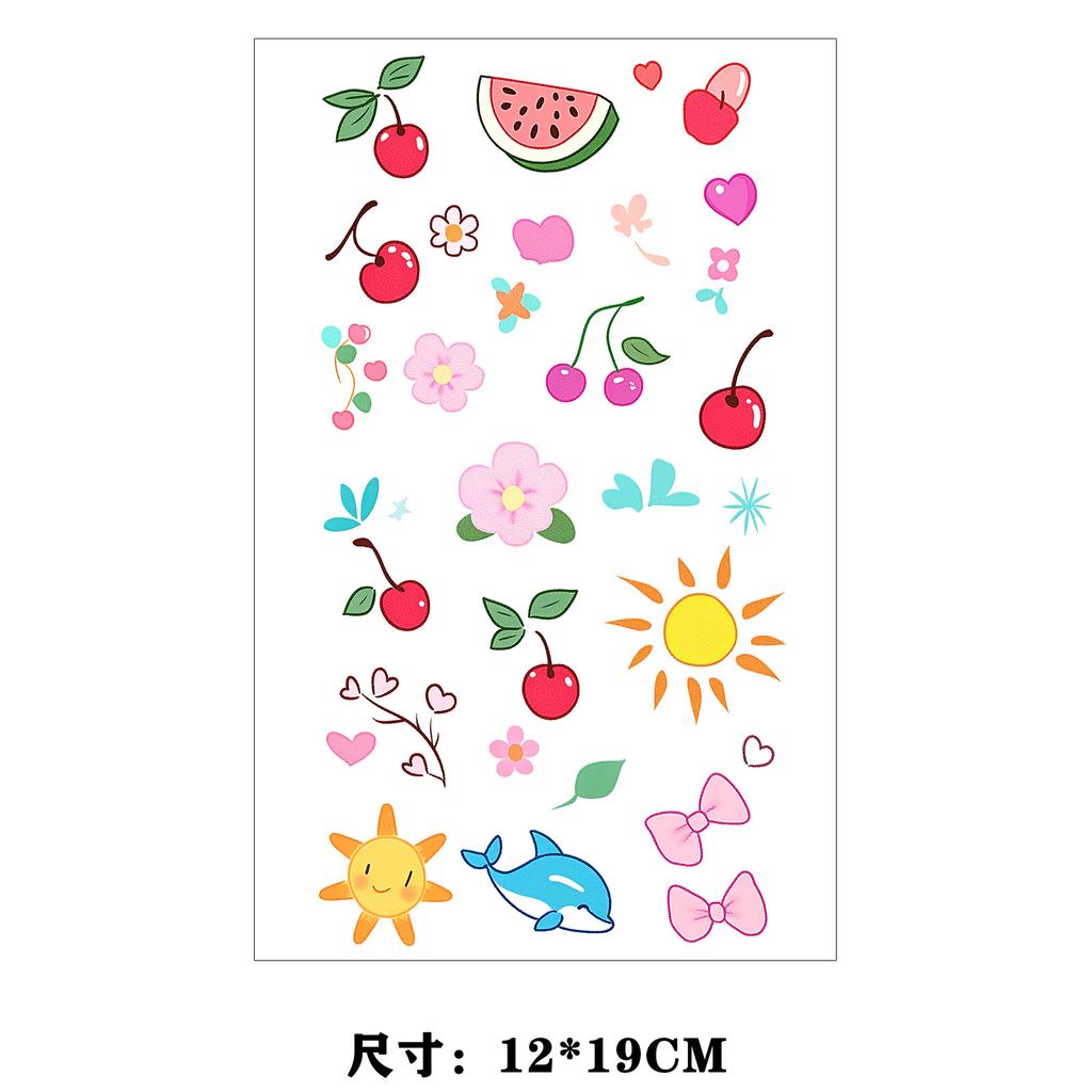 Dopamine Color Butterfly Animal Love Star Fireworks Small Picture Finger Tattoo Sticker
