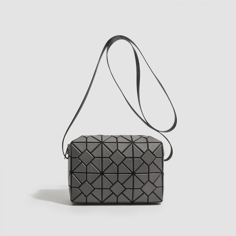 Mini Geometric Quilted Crossbody Phone Bag Women Trendy Small Square Shoulder