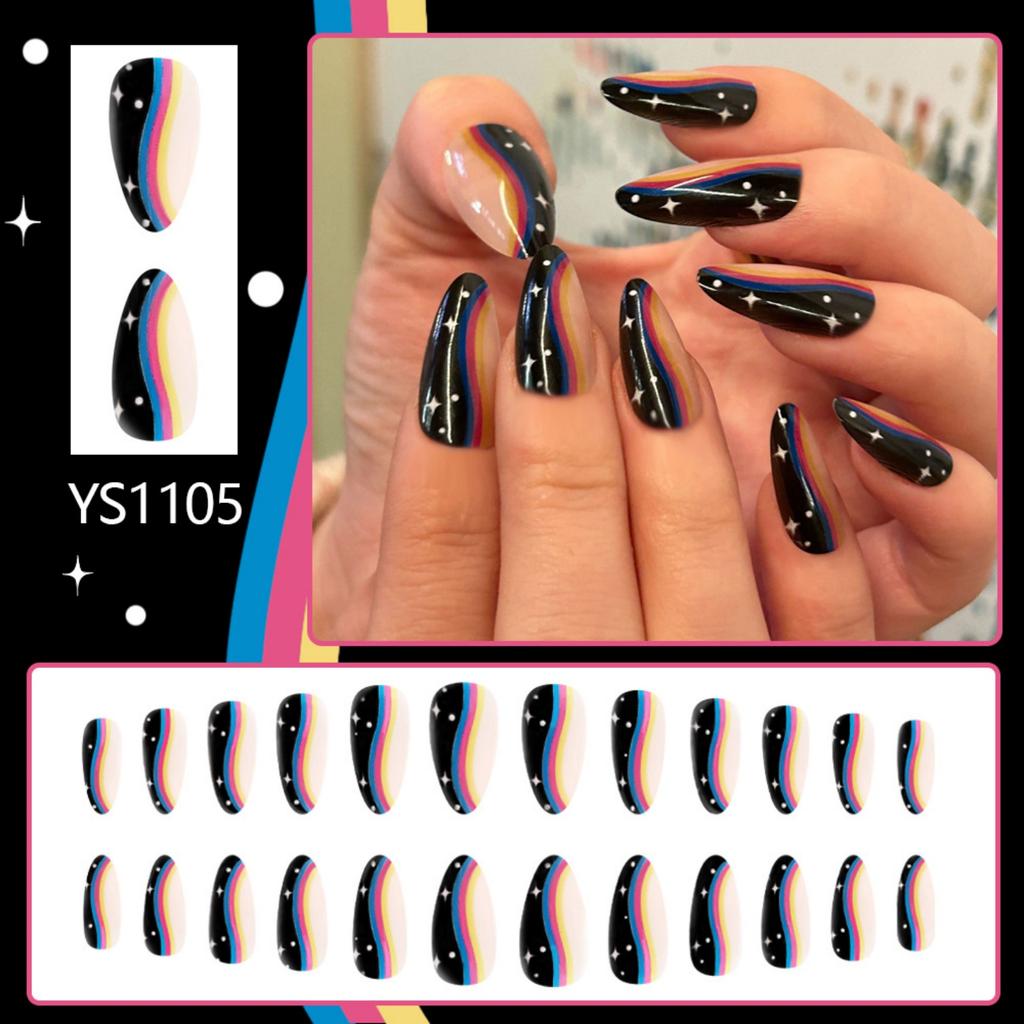 Накладные ногти в форме миндаля, глянцевые, накладные ногти, натуральные, полностью покрывающие накладные ногти, акриловые клеи для ногтей для женщин