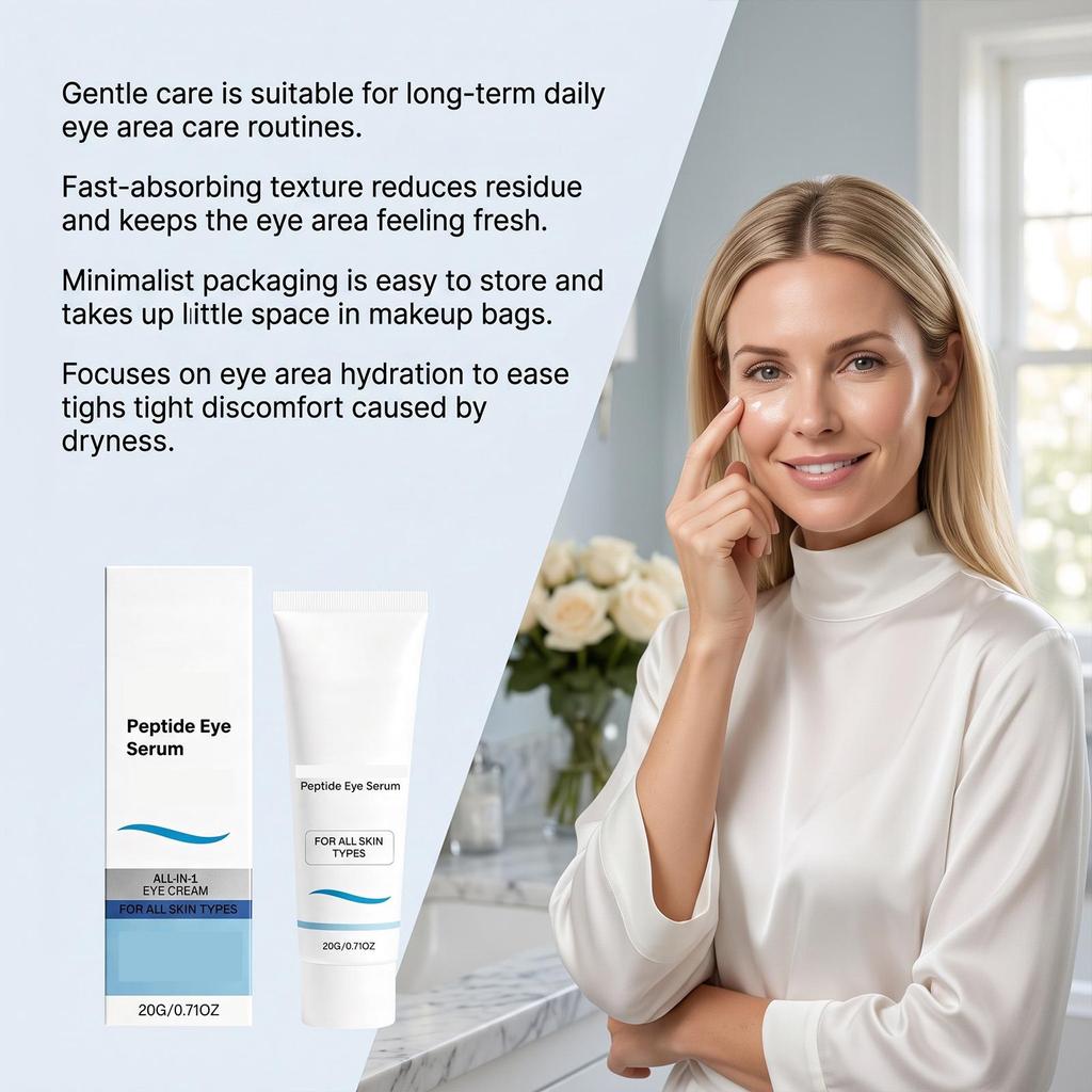 AMZ collagen eye cream, eye essence, eye care set, gentle moisturizing, light texture of eye skin, easy to apply, daily eye care 1set