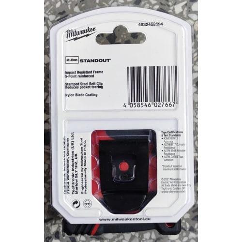 Milwaukee 4932459594 8m Pro Compact Metric Measuring Tape C8/25
