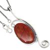 Pendant Designer Jasper Gemstone Handmade Gift For Her Silver Jewelry 3"