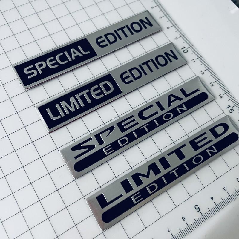 3D Алюминиевый Металлический Серебристый Черный Логотип LIMITED EDITION Эмблема Значок на Крыло Автомобиля Наклейка на Багажник Special EDITION Наклейка Аксессуары