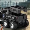1:32 SWAT Городская Полицейская Машина Модель Литье под Давлением Игра Внедорожник Звук и Свет Спортивная Машина Игрушки для Детей Коллекция Подарки