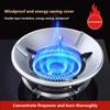 Fireproof Windshield Save Gas Cover Windproof Ring Anti-Skid Bracket Thicken Gas Stove Energy-Saving Ring