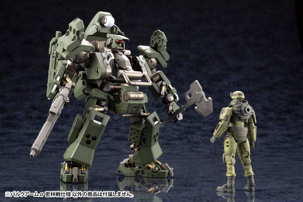Kotobukiya Характеристики Hexa Gear Bulk Arm Jungle War Общая высота 190 мм Масштаб Пластиковая модель Приблизительно. 1/24