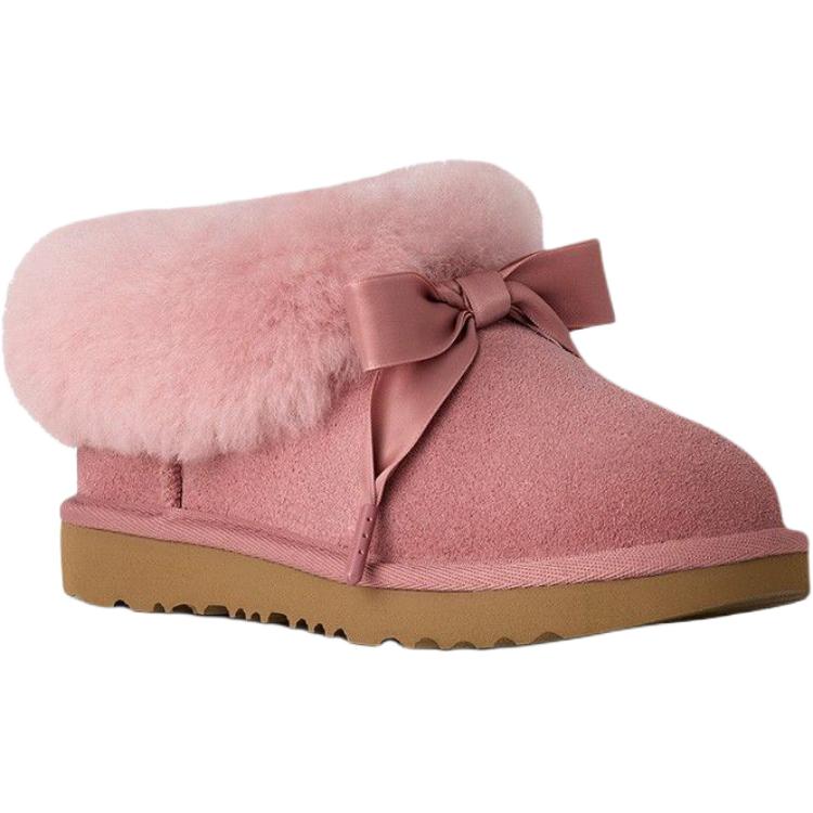 UGG Теплые повседневные низкие кроссовки Розовые Детские 1171200K-PDW