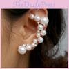 Pearl Simulation Stylish Earring With Sparkling Rhinestones For Casual Wear