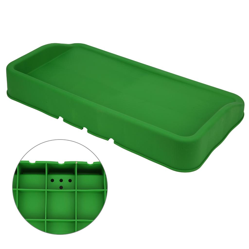 Golf Rubber Silicon Serve Box Storage Case Ball Tray Container Golfing Supplies Green