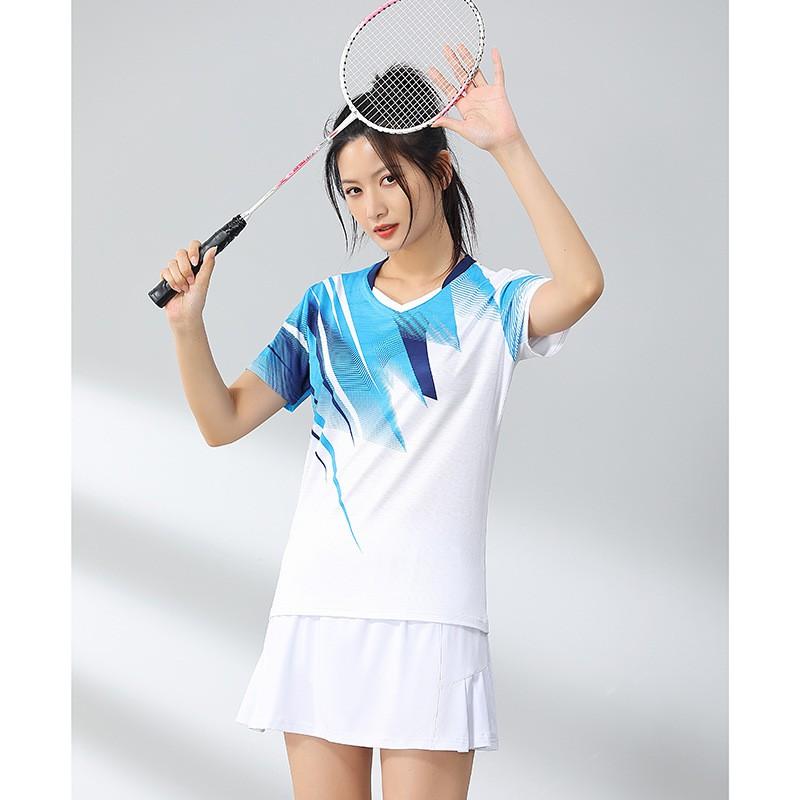 Badminton Table Tennis Sport Shirts Quick Dry Breathable Short Sleeve Team Uniforms Men Women Kids