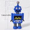 Robots Gear Cake Toppers Interactive Robot Decor Happy Birthday Boys Party Cupcake DIY Robot Theme Decorations Party Supplies