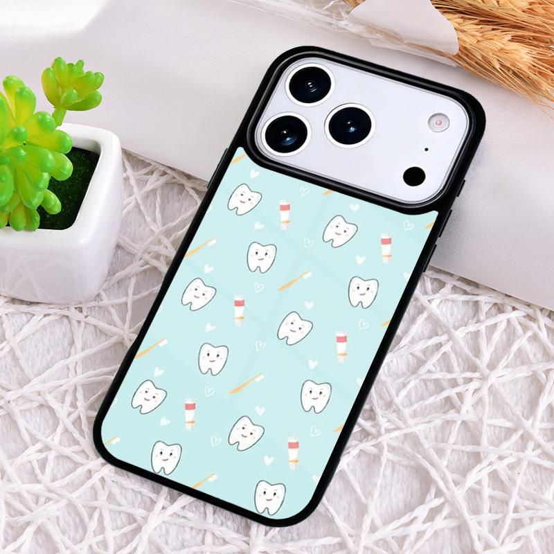 Стоматологические определения Зуб Чехол для телефона для iPhone 17 Air 16 15 11 12 14 13 Pro Max Ударопрочный чехол