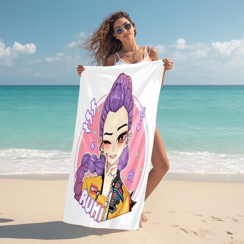 1Pc Cat Friends Phone Beach Towel Microfiber Beach Towel Thin Absorbent For Beach Swimming Yoga Bath Sports 0917192