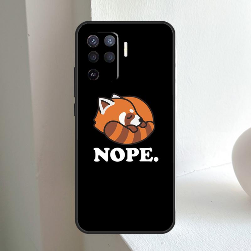 Красная панда Милое животное Для OPPO A80 A60 A40 A5 A6 Pro A15 A17 A57 A16 A76 A96 A18 A38 A58 A78 A98 A54 A74 A94 Чехол