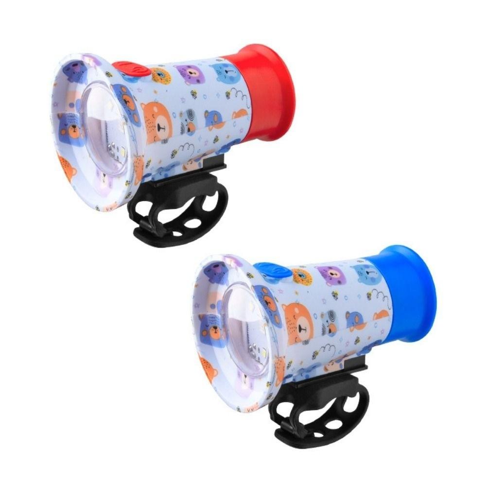 Portable Flashlight Horn with Horn High Brightness Riding Light for Children's Bicycles