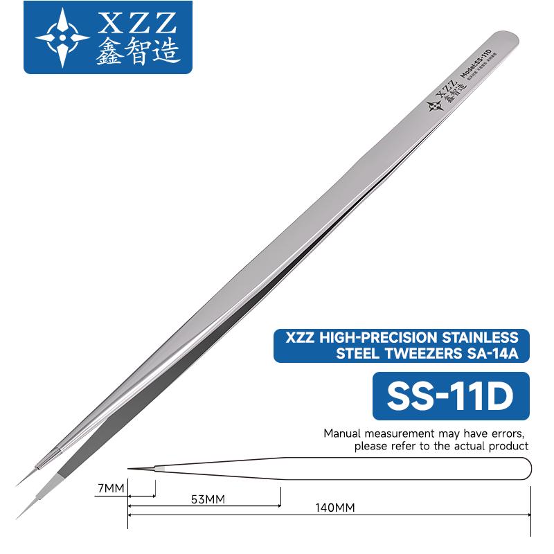 XZZ SS-11A/B/C/D/15A 3D ПИНЦЕТЫ ИЗ НЕРЖАВЕЮЩЕЙ СТАЛИ для Ремонта Телефонов Пинцет для точечной сварки припаянных проводов Пинцет для микросхем