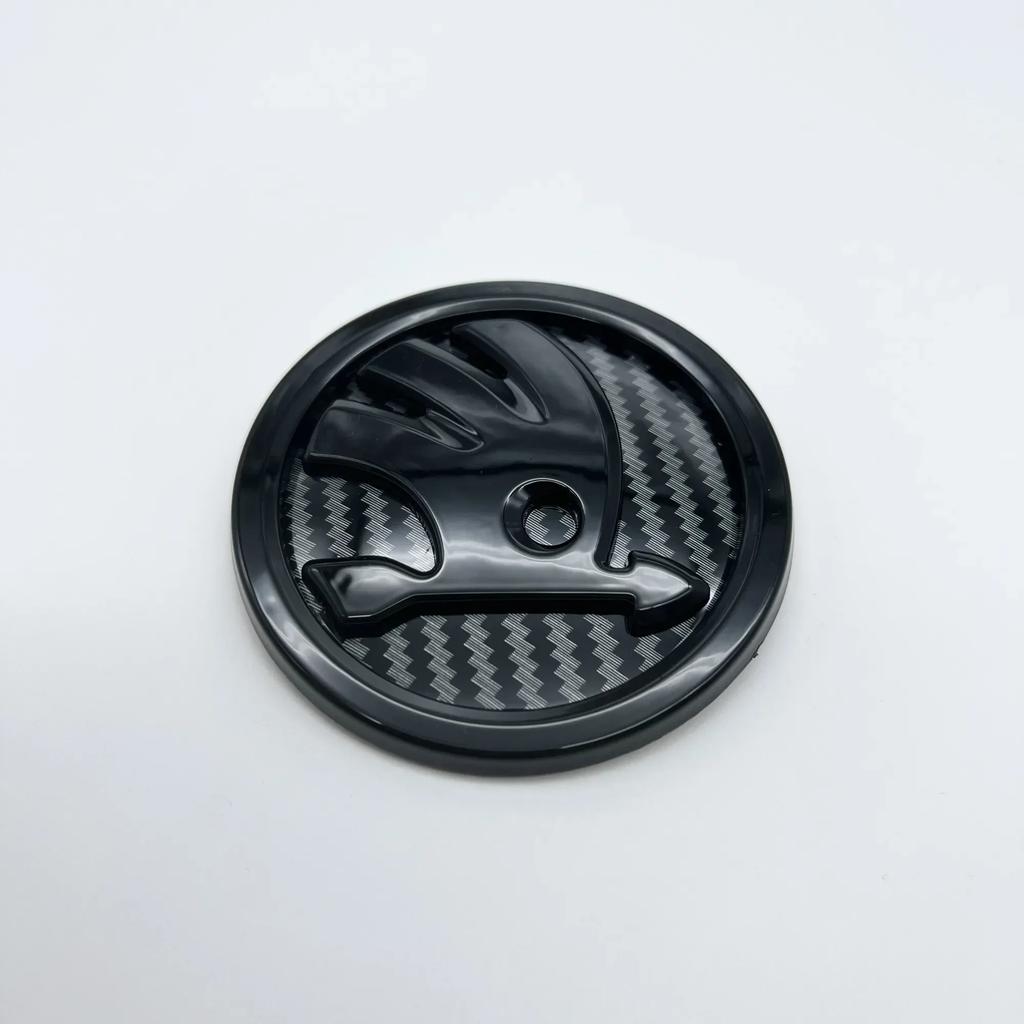 Skoda 2025 Hot 80mm 90mm 100mm Car Logo Badge Car Front Grille Rear Trunk Emblem for Skoda Octavia Rapid Fabia A7 Superb KAMIQ V