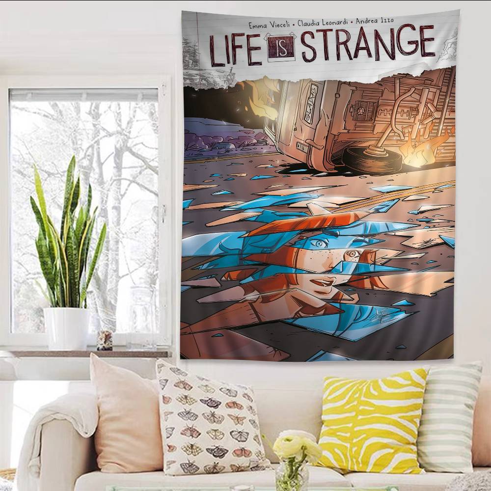 LLife IIs SStrange 2 Hippie Wall Hanging Tapestries Art Science Fiction Room Home Decor Kawaii Room Decor