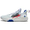 Li Ning Баскетбольные кроссовки Speed 9 Низкие мужские Белый Красный ABPT001-64
