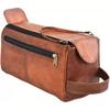 11''Защитная сумка для туалетных принадлежностей из козьей кожи, набор для бритья, мужской чехол для бритья