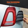 Gloss Black Rear Tail Light Louvres Cover Trim For Fiat 500 Abarth 595 695 16+