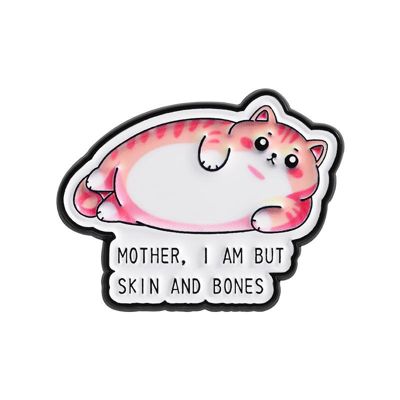 1 шт. Эмалевый пин «Счастливый плачущий кот с поднятым вверх большим пальцем», Милые значки с животными