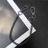 Men's Korean Retro Hip Hop Metal Waist Chain - Punk Gunmetal Pant Accessory