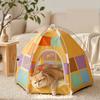 Summer Pet Tent: Enclosed Cat Bed—Cool, Breathable, Wear-Resistant, and Scratch-Resistant Pet Supplies