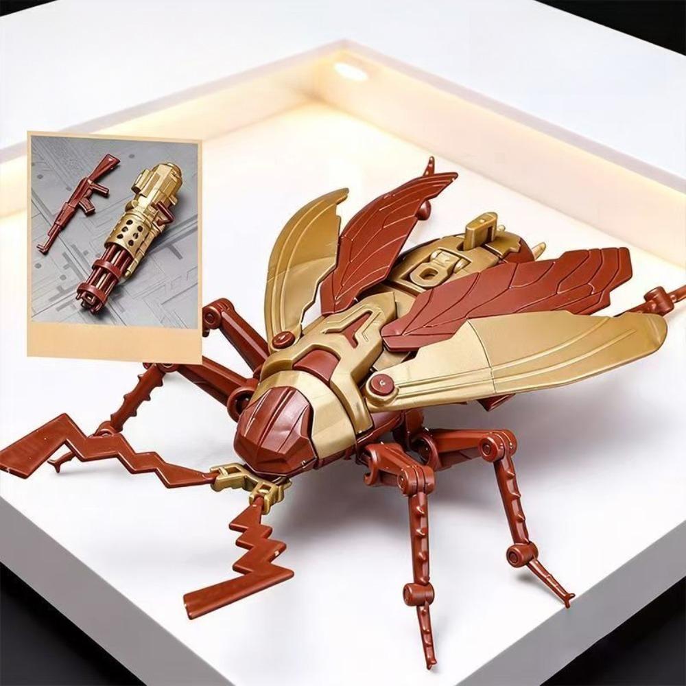 Creative Giant Insects Cockroaches Assembled Toys Transformable Models Joint Movable Home Ornaments Kids DIY Toys Holiday Gifts