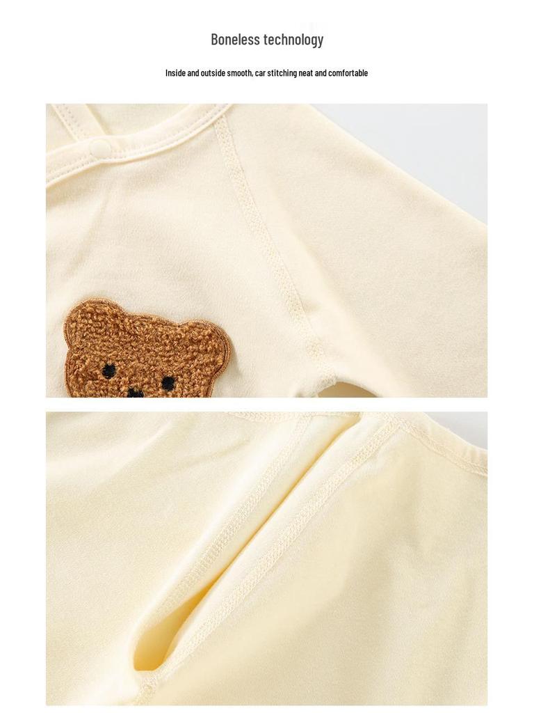 Весенний хлопковый ромпер для новорожденных - Боди с длинным рукавом для девочек