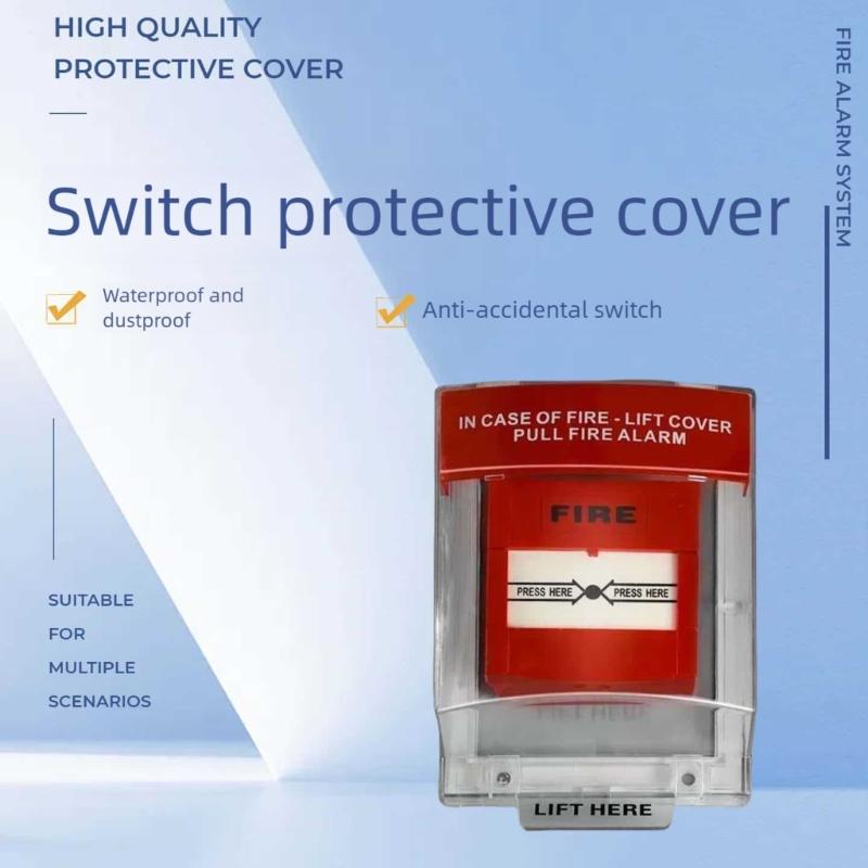 Alarm Pull Station Covers Manual Call Point Protective Guard Clear Safe Guards For Fire Alarm Switches Enduring
