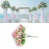 12.2 X 7.5in Silk Flower Arrangement Fabric Material Fake Flower Craft  for Shop Decoration