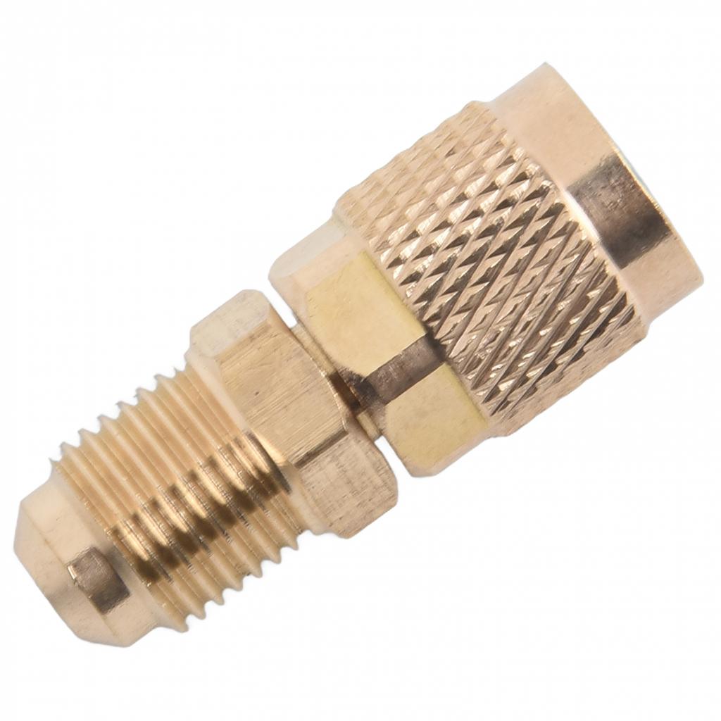 2x R32/R22/R410a быстроразъемный адаптер 5/16-SAE F на 1/4-SAE для кондиционеров